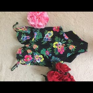 Floral One Piece Swimsuit